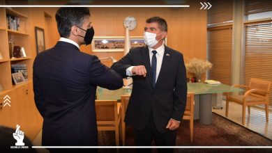 أشكنازي يستقبل السفير الإماراتي