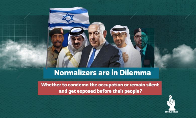 Normalizers are in Dilemma- Whether to condemn the occupation or remain silent and get exposed before their people?