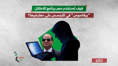 كيف تستخدم مصر برنامج الاحتلال "بيغاسوس" في التجسس على معارضيها؟