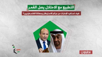 التطبيع مع الاحتلال يصل القمر.. كيف تستفيد الإمارات من جرائم الاستيطان ومعاناة الفلسطينيين؟