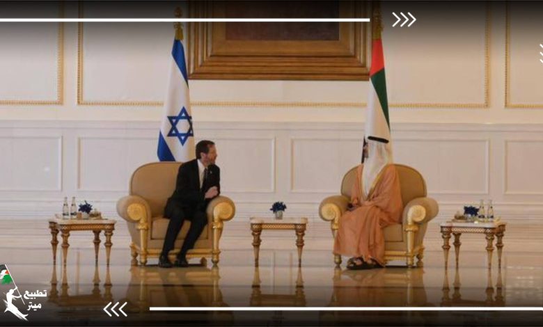في أول زيارة من نوعها.. رئيس دولة الاحتلال يصل دولة الإمارات