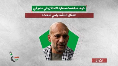 كيف ساهمت سفارة الاحتلال في مصر في اعتقال الناشط رامي شعث؟