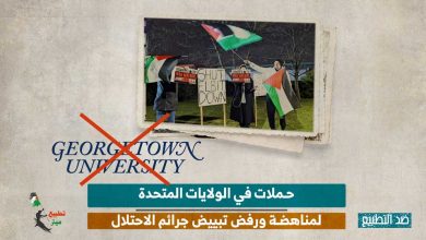 حملات في الولايات المتحدة لمناهضة ورفض تبييض جرائم الاحتلال