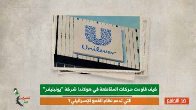 كيف قاومت حركات المقاطعة في هولاندا شركة "يونيليفر" التي تدعم نظام القمع الإسرائيلي؟