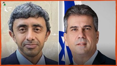 وزير الخارجية الإماراتي يهنئ نظيره الإسرائيلي بمنصبه الجديد